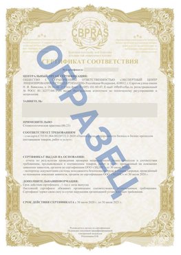 Образец Сертификат СТО 01.064.00220722.2-2020 Оленегорск Сертификат СТО 01.064.00220722.2-2020 